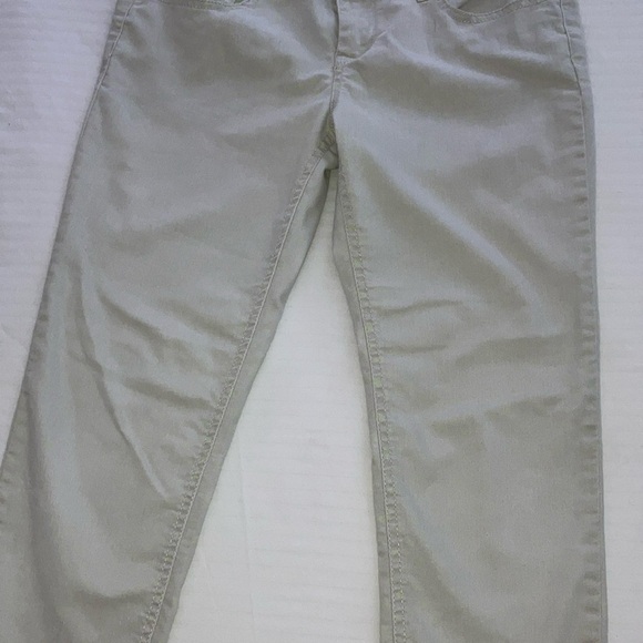 SO brand size 9 Womens pants small light yellow print dots Light Khaki Casual - Picture 6 of 16